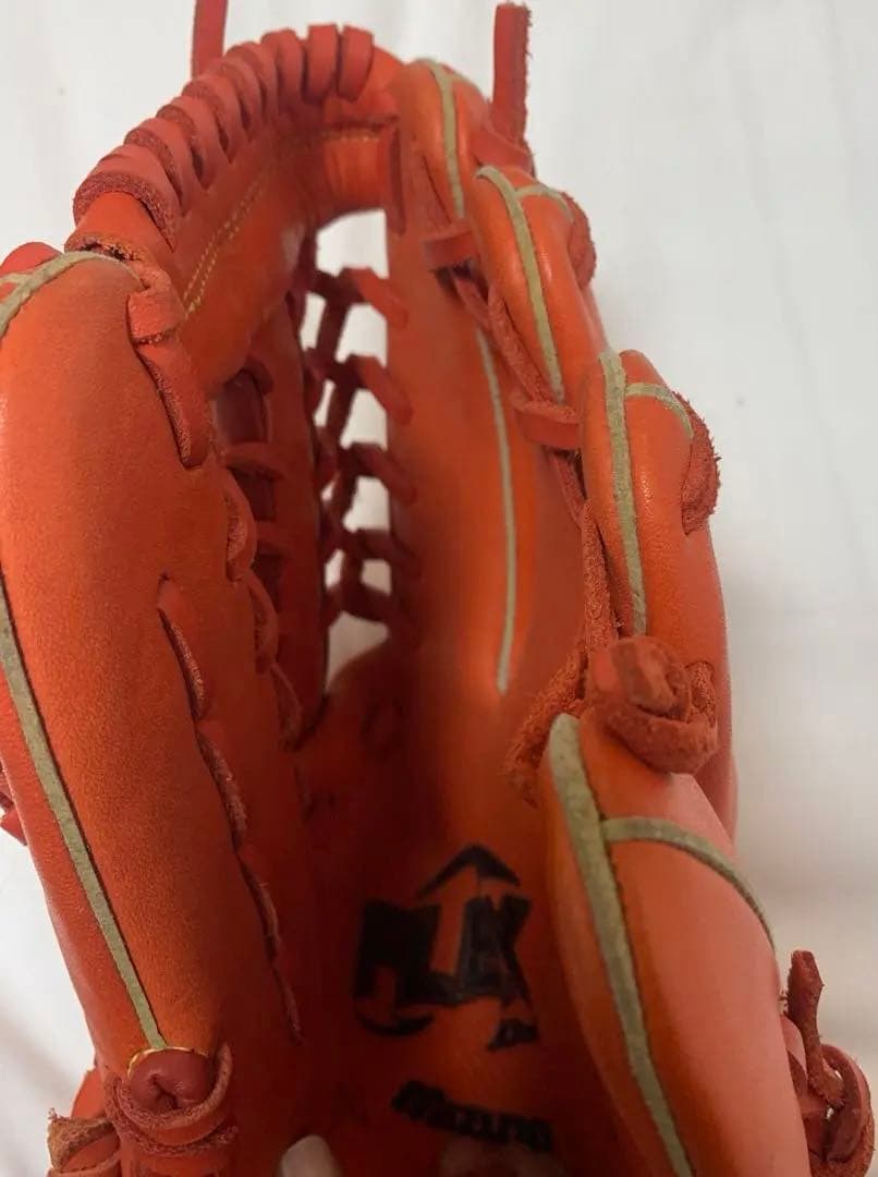 Mizuno FLEX JET II オレンジ グローブ 右投げ用