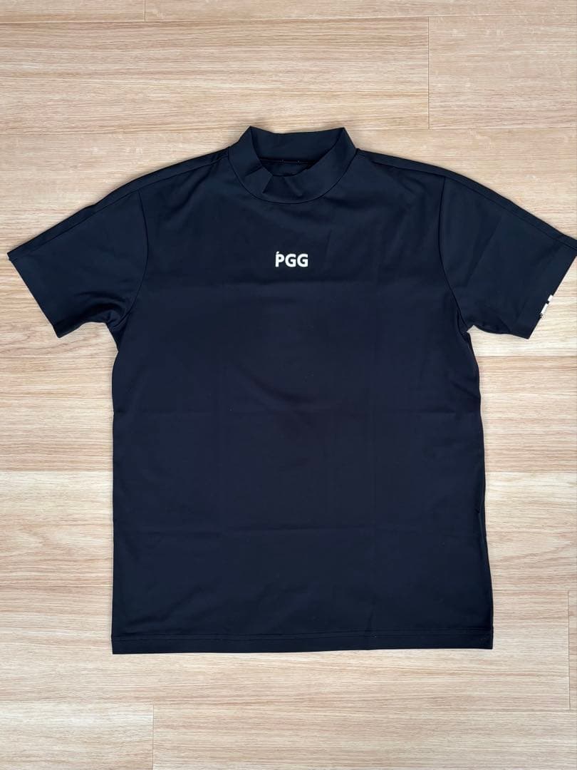 PEARLY GATES ネイビー モックネックシャツ