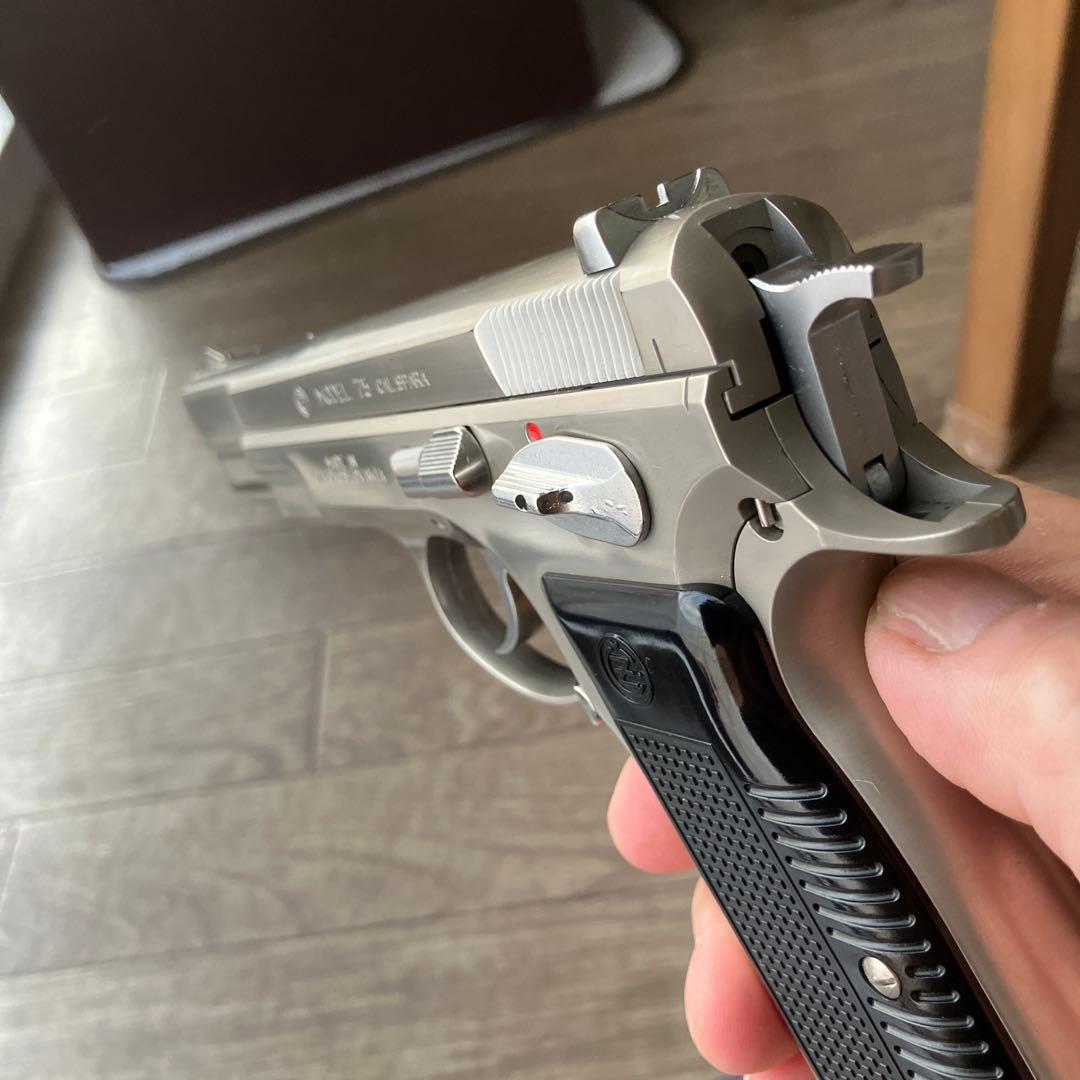 マルシン　CZ 75 デュアルマキシ　ロストステンレスシルバー