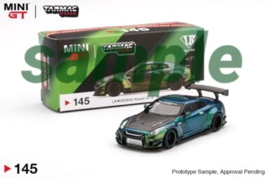 ミニカー MINIGT LIBERTY WALK GT-RR35 Magic Green