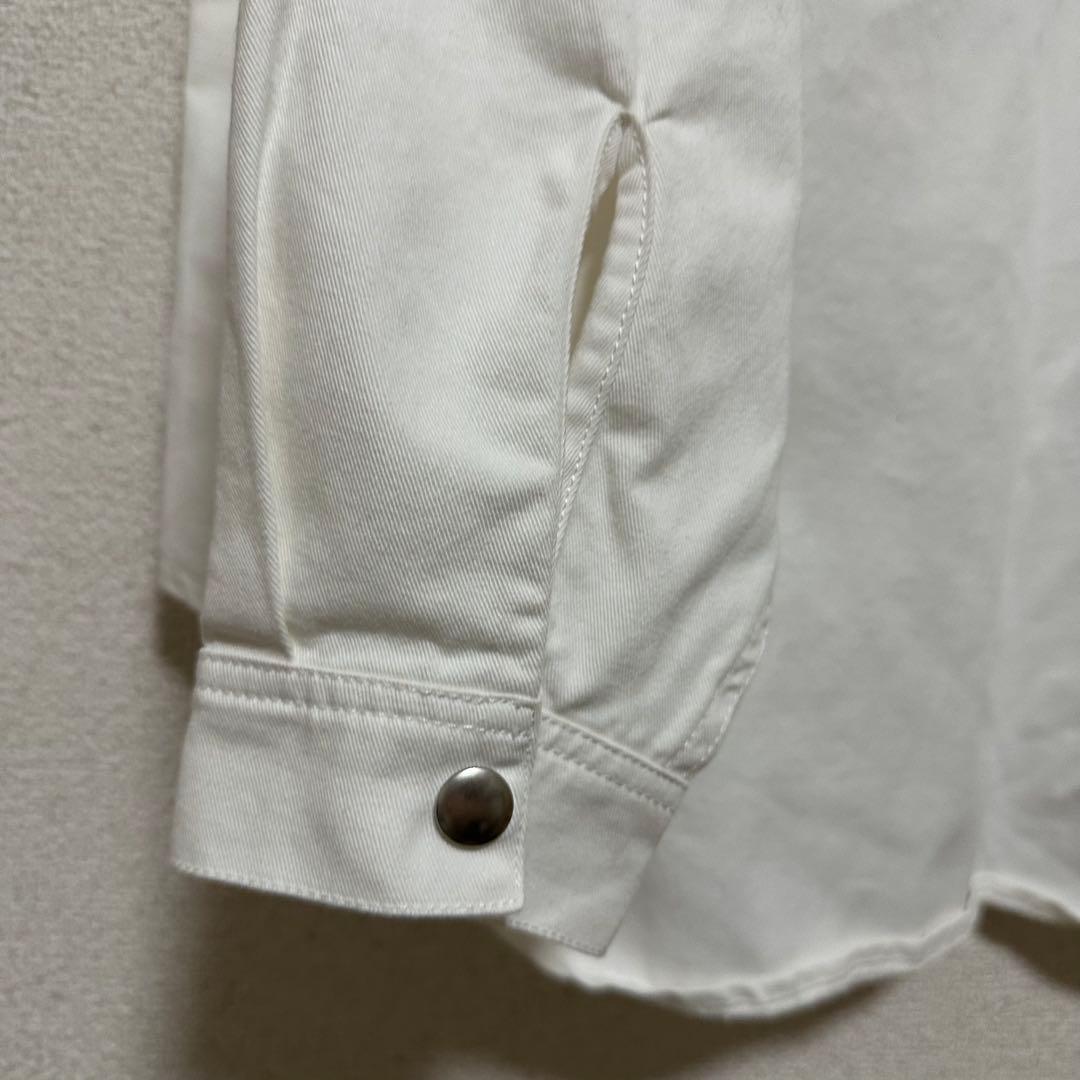 Naptime デニムプルオーバージャケット-WHITE