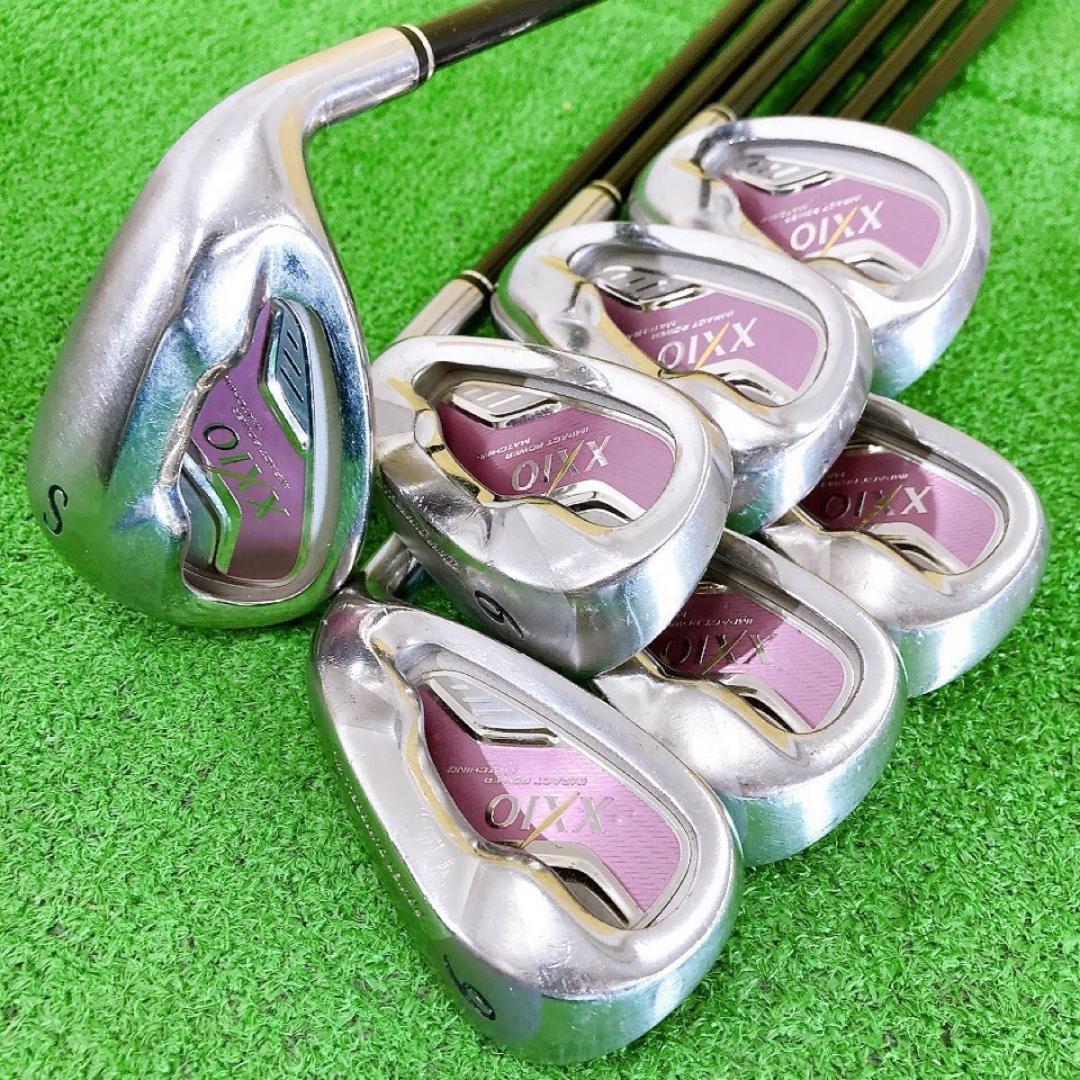 テ16★ゼクシオ6 7本レディースアイアンセット MP600L ピンク XXIO