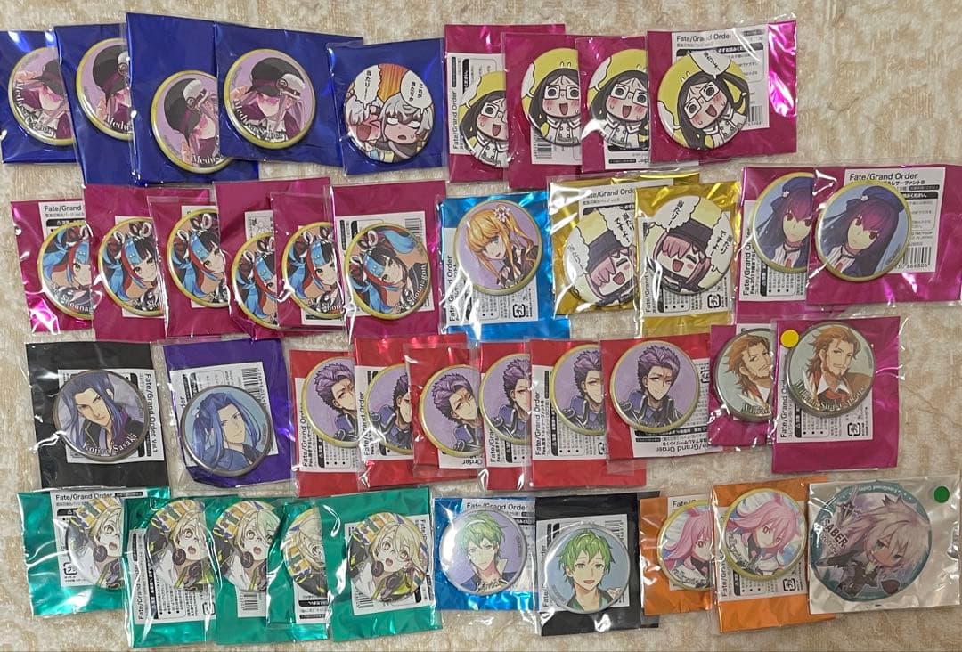 【バラ売り300円】 Fate FGO fes 霊基召喚缶バッジ など