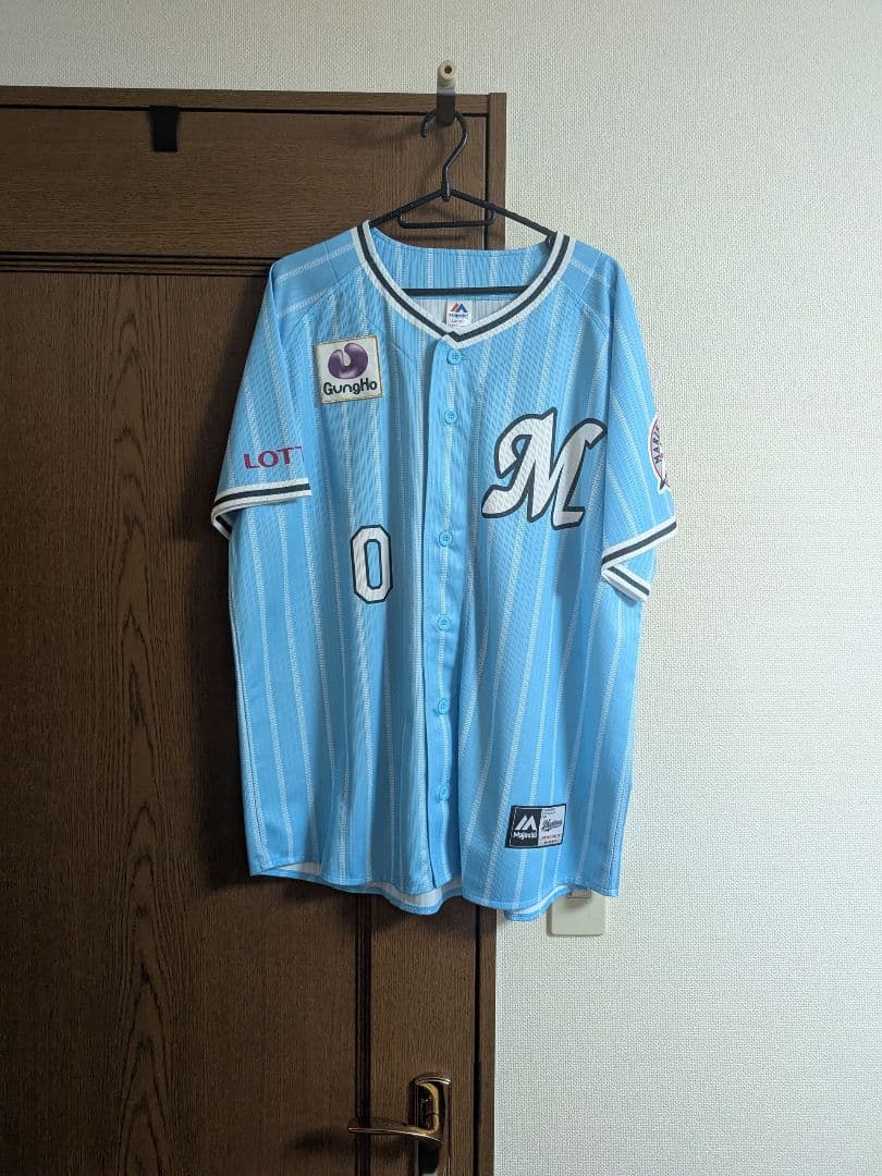 #激レア千葉ロッテ #0 荻野選手 マリフェス、サマフェス サイズL 5枚セット