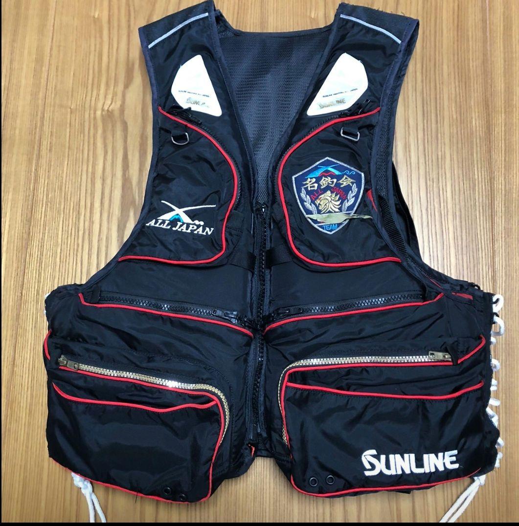 サンラインスーツ STW-1509 L)ベストL)ヒップガード(M)3点セット