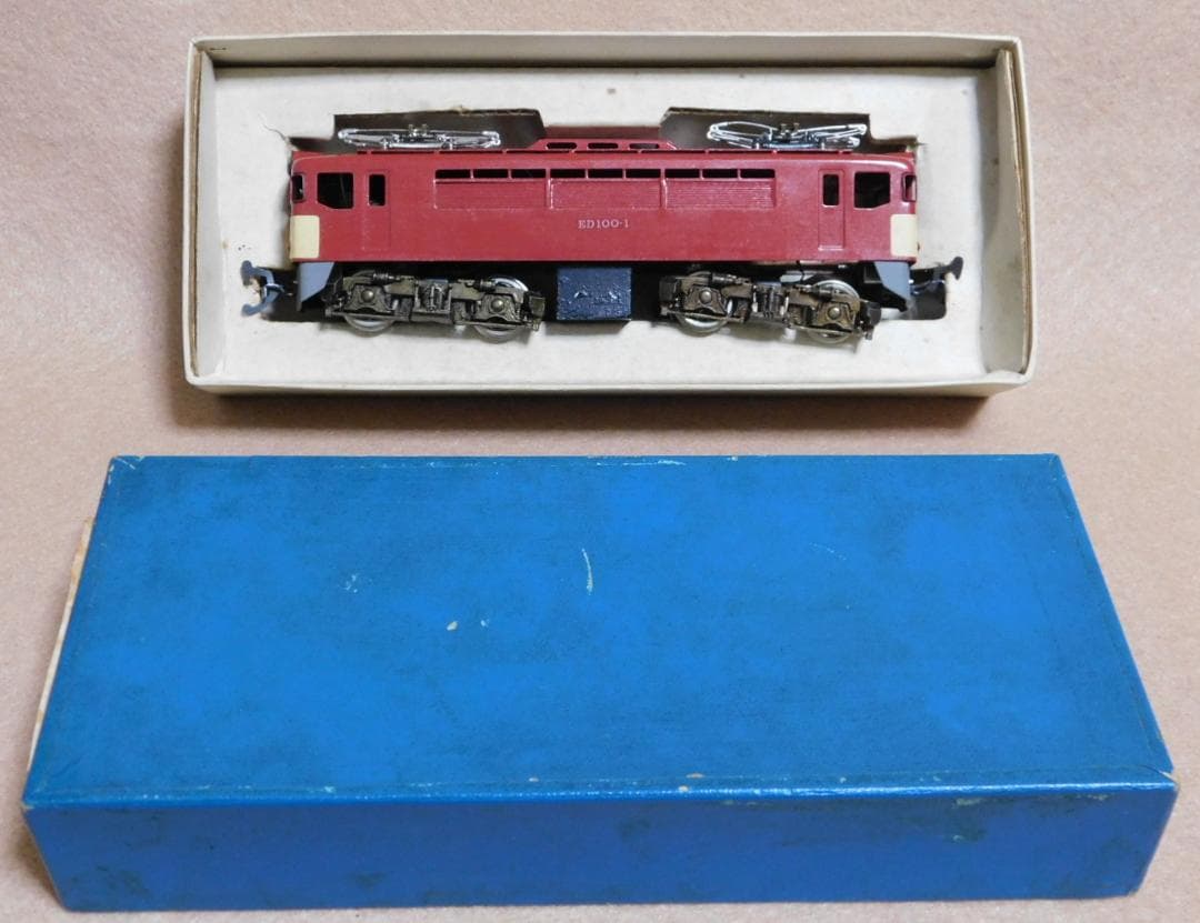 ＫＴＭ　カツミ模型店　ＨＯゲージ　ＥD１００　自由形電気機関車（昭和４０年代製）