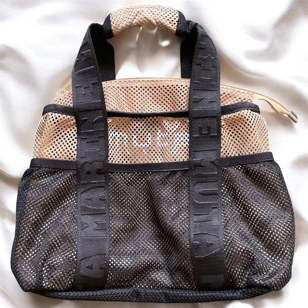 美品 muta MARINE カートバッグ ゴルフ メッシュ ジャガードテープ