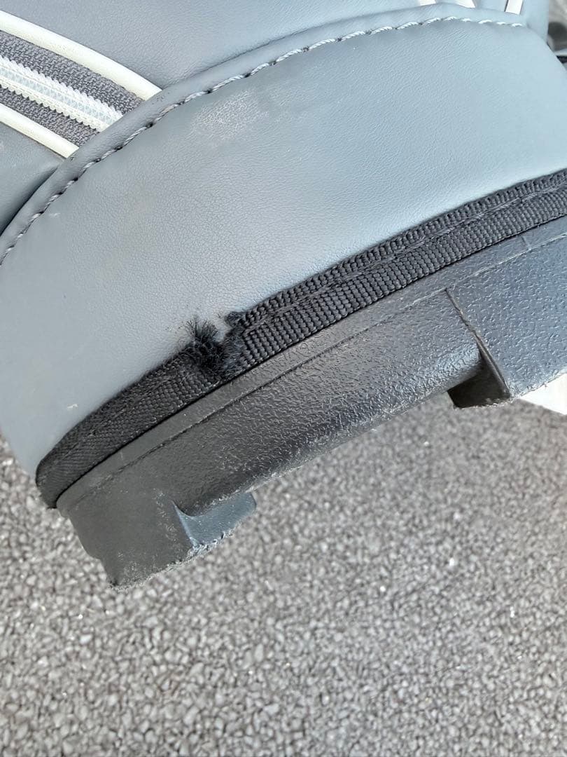 UNITED ARROWS GOLF スムースキャディバッグ グレー