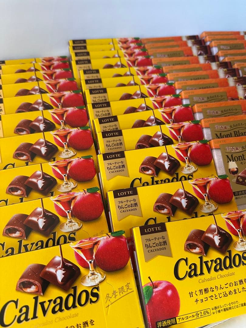 【激安オークション】ロッテ チョコ　大量51箱 モンブラン　23①