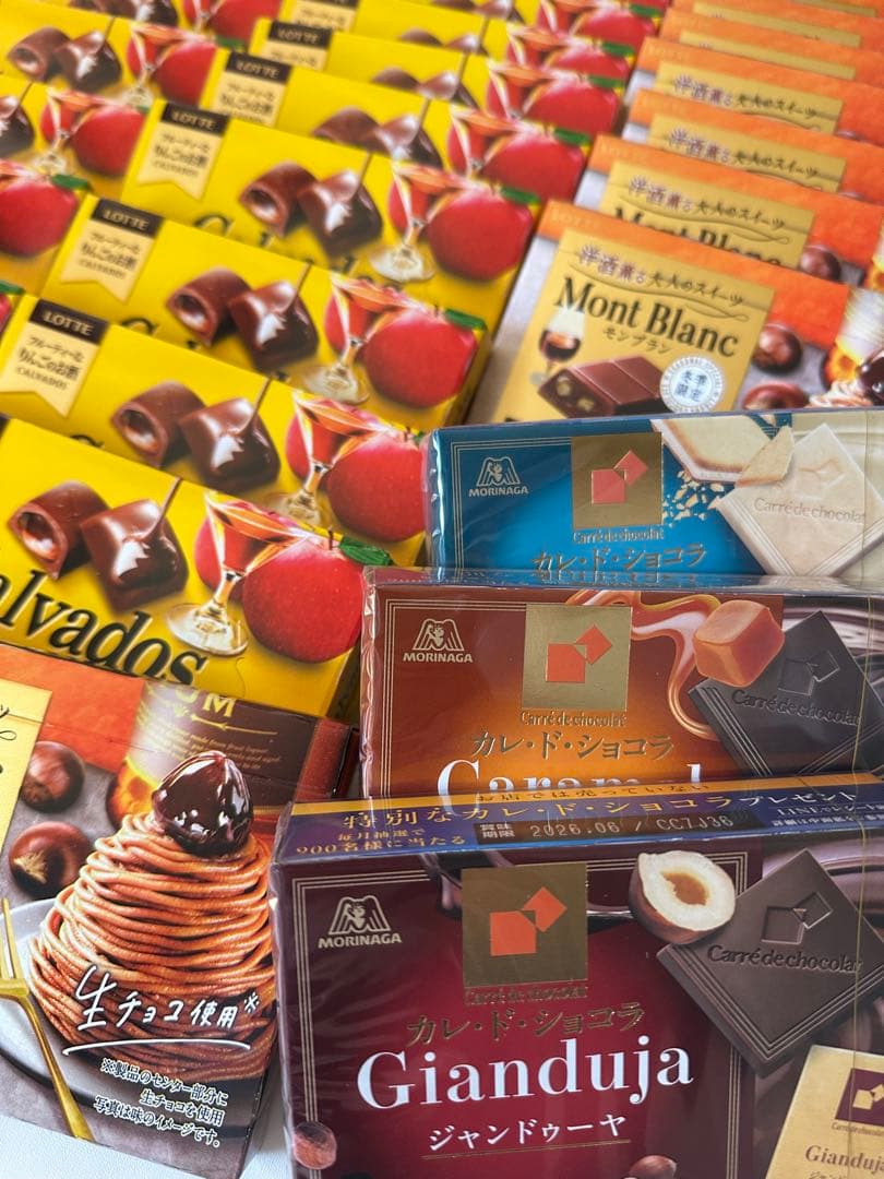 【激安オークション】ロッテ チョコ　大量51箱 モンブラン　23①