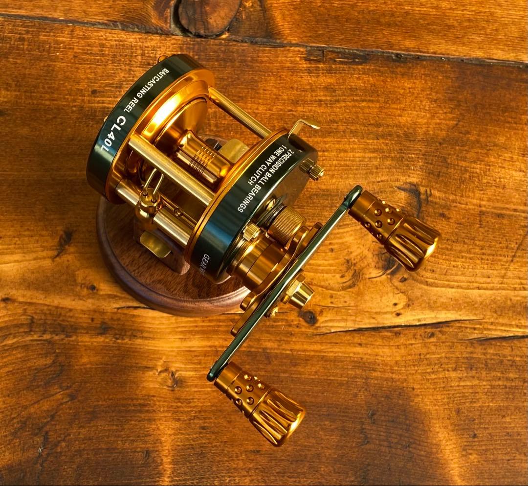 釣り竿セット　ベイトロッド　C702ML バスロッド　バス釣り　ウッドグリップ