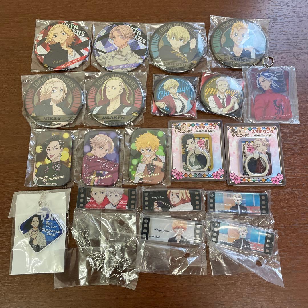 ❶①東京リベンジャーズ 色紙 缶バッジ 特典 ポストカード グッズまとめ売り
