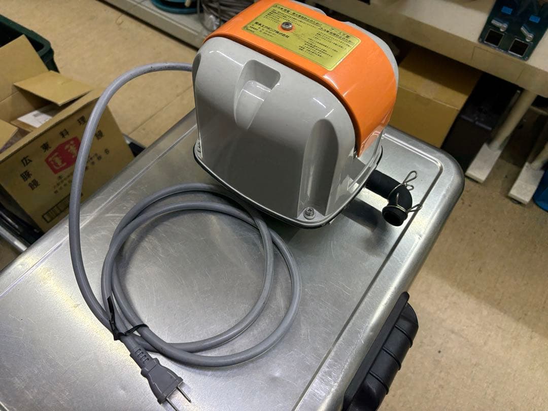 安永　電磁式エアーポンプ　ブロアー　 AP-80H　（used）