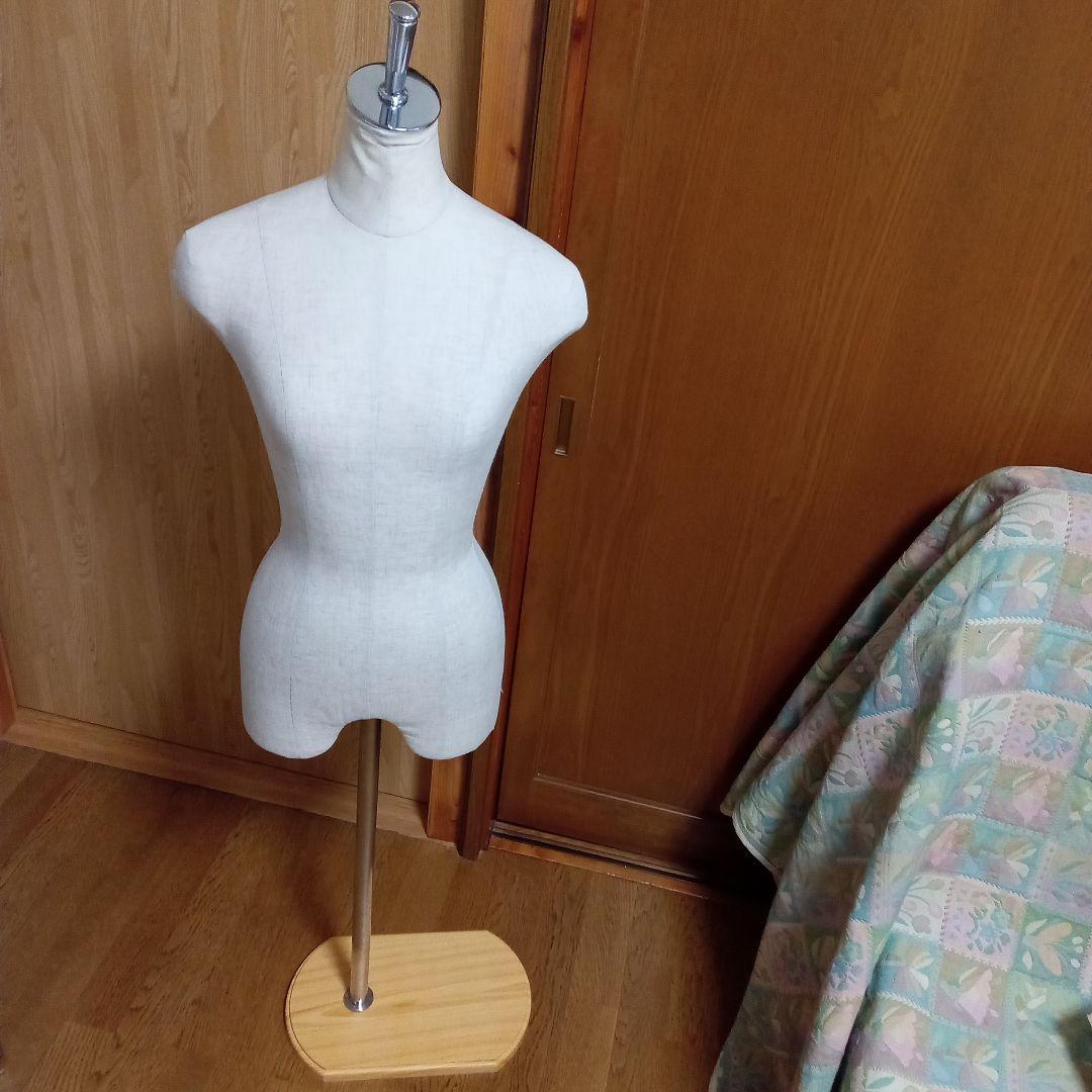 布製マネキン 高さ調整可能 木製ベース❹