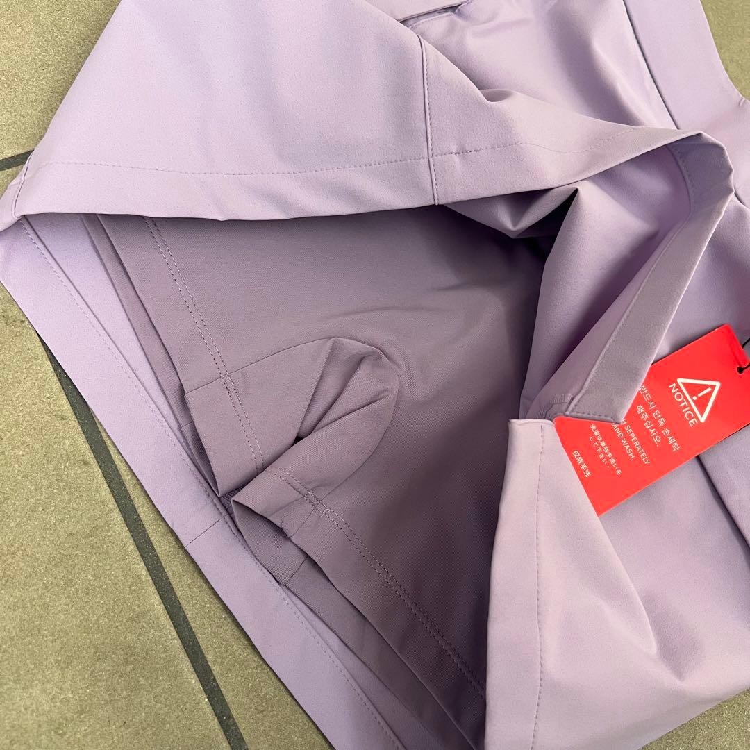 【新品】ANEW GOLF アニューゴルフ　スカート　インナーパンツ　紫　M