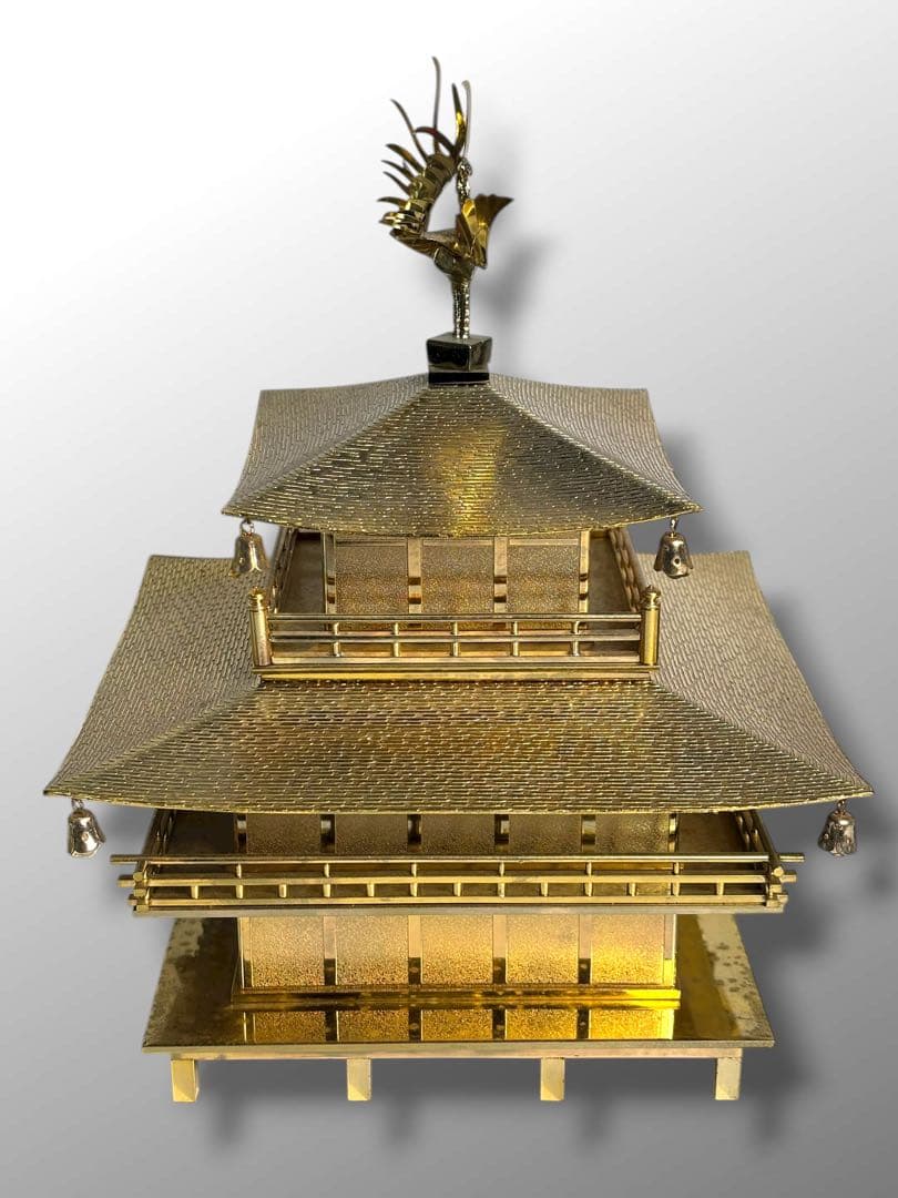 #金閣寺 真鍮製モデル ミニチュア　S-12