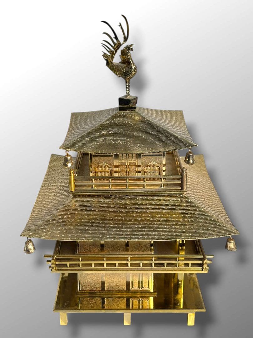 #金閣寺 真鍮製モデル ミニチュア　S-12