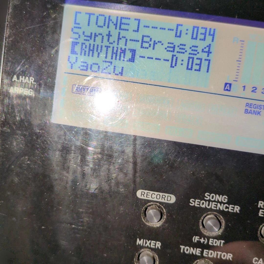 CASIO　WK-6600　本体　譜面台　アダプター