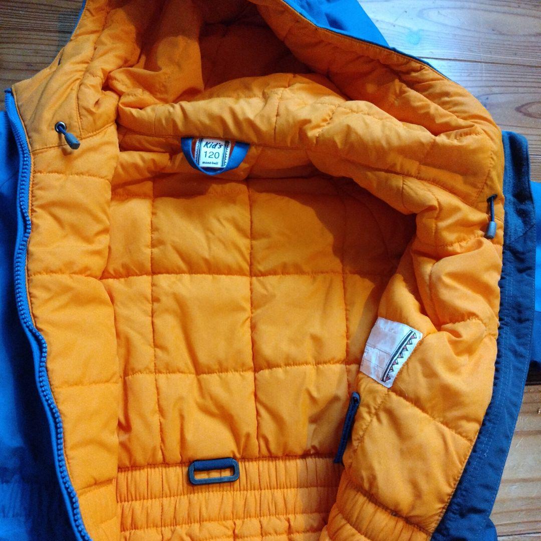 モンベル　パウダーカバーオール　ジャンプスーツ　雪　冬　キッズ　120