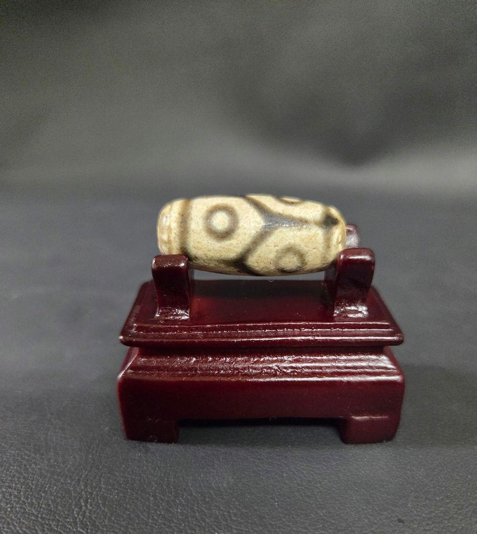 978　天珠　亀甲長壽六眼天珠　貴重　珍品　dzibeads！