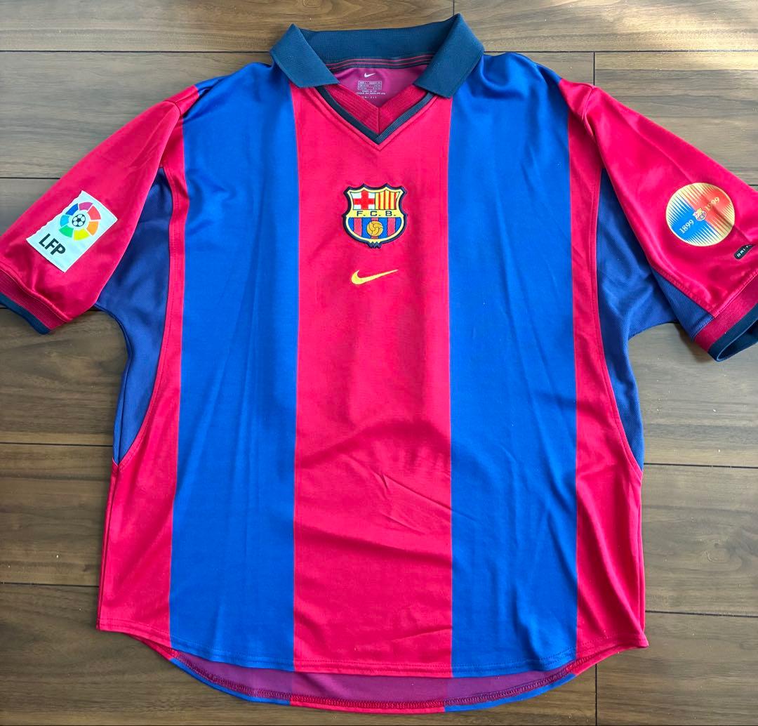 FCバルセロナユニフォーム　00-01 リバウド　ナイキ製　月末値下げ価格