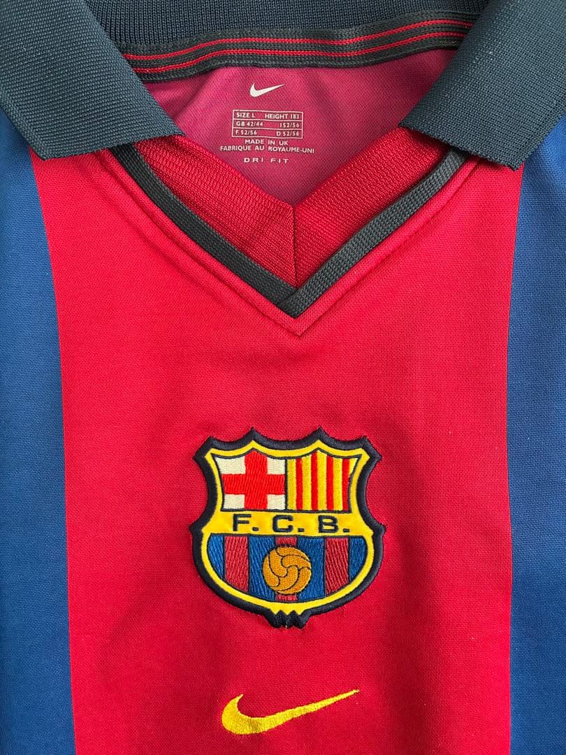 FCバルセロナユニフォーム　00-01 リバウド　ナイキ製　月末値下げ価格