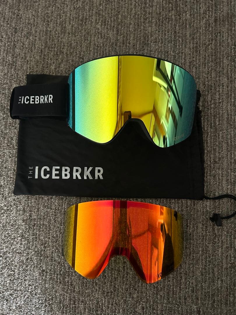 ICEBRKR アイスブレーカーゴーグル 2レンズセット