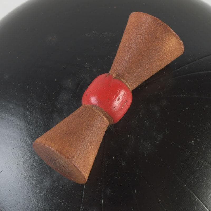 伝統工芸　創作こけし　内閣総理大臣賞受賞　岸貞男作　野ばら　共箱　V　9813