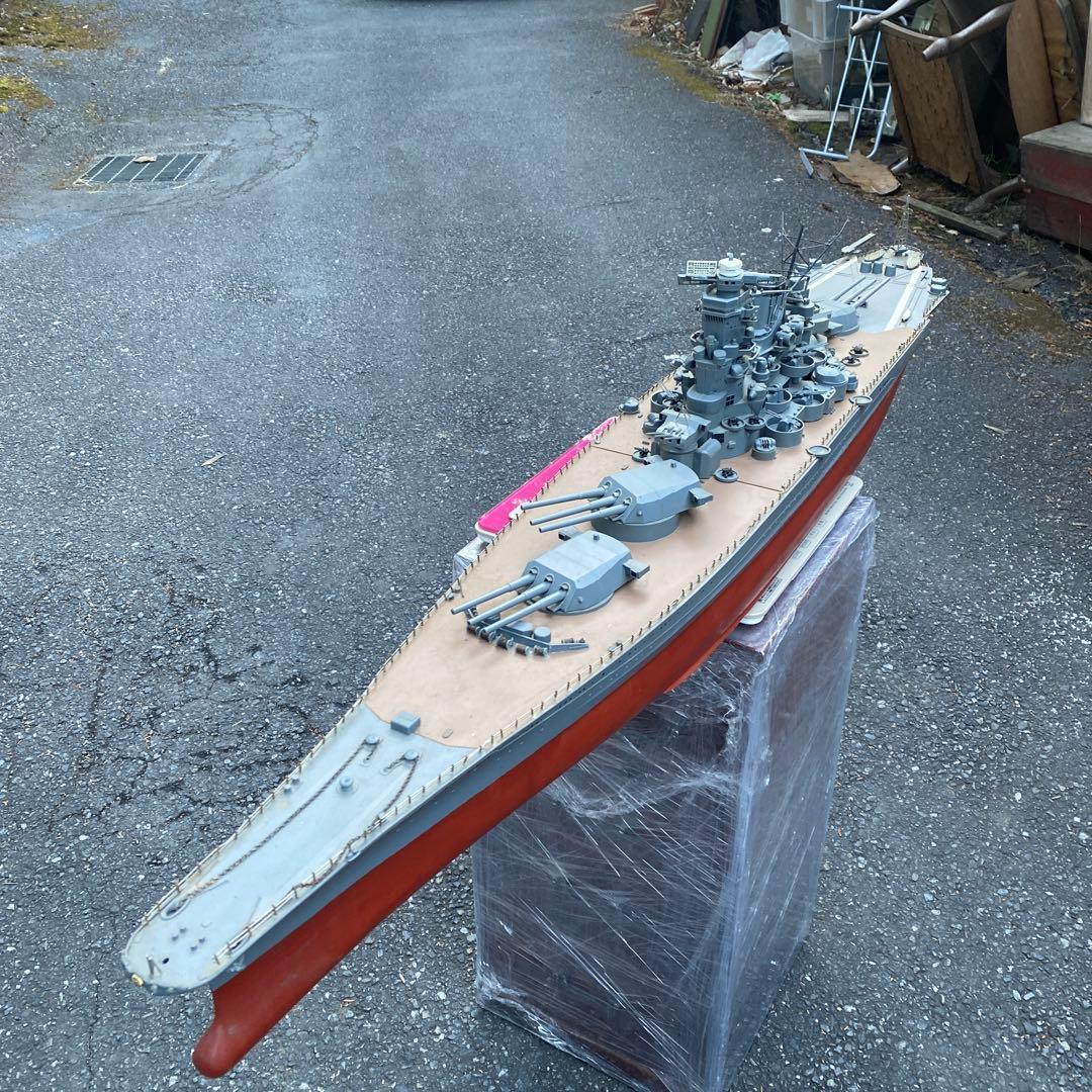 【超特大130cm】重量感4.4kg！戦艦大和プラモデル 完成品・存在感抜群！