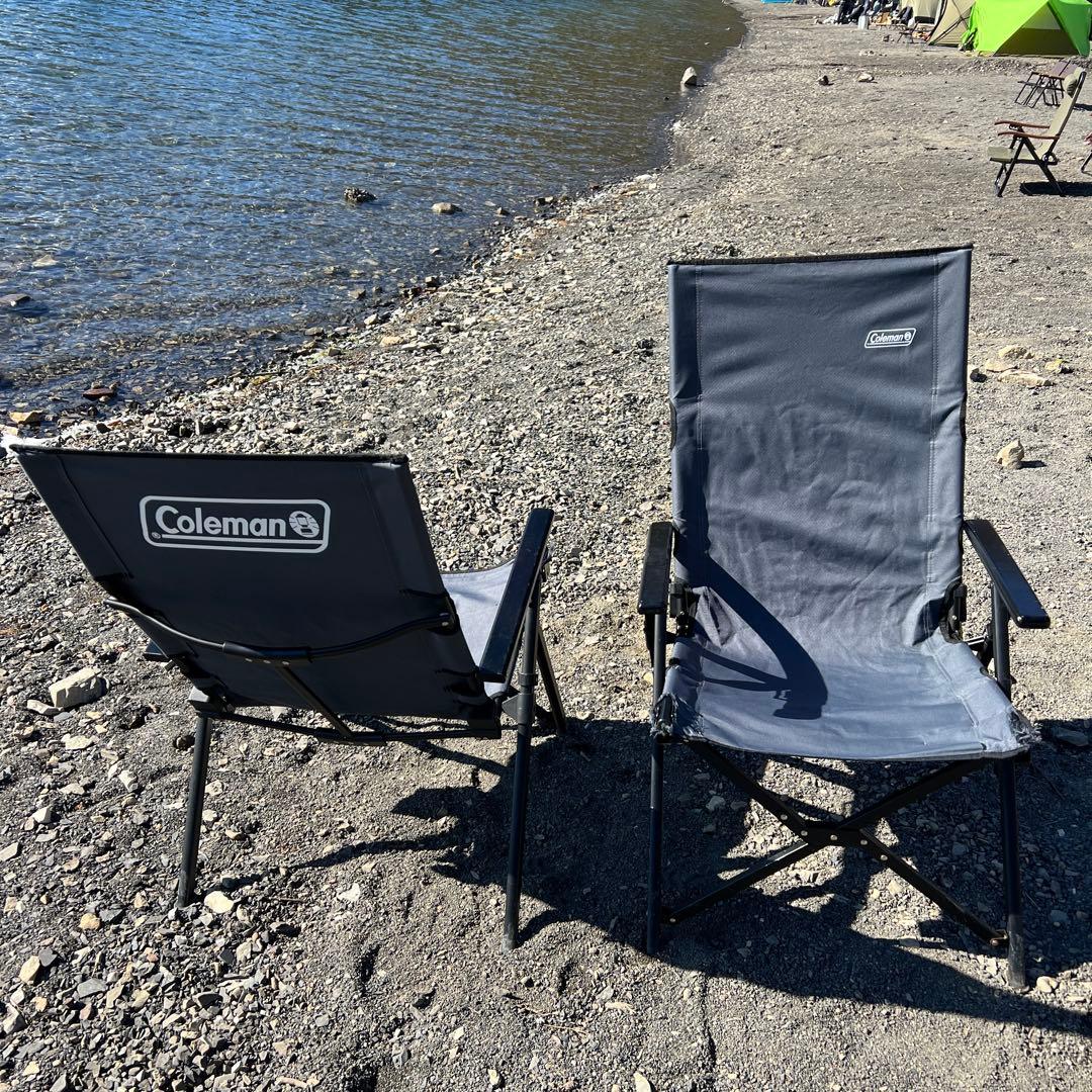 Coleman レイチェア 2脚セット　グレー　コールマン