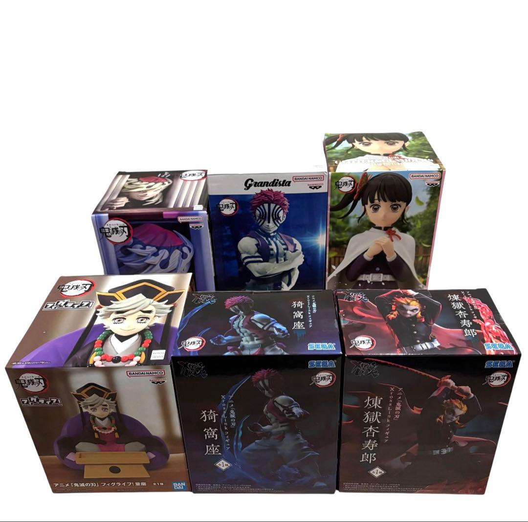 鬼滅の刃 フィギュア 栗花落カナヲ 猗窩座 童磨 煉獄杏寿郎