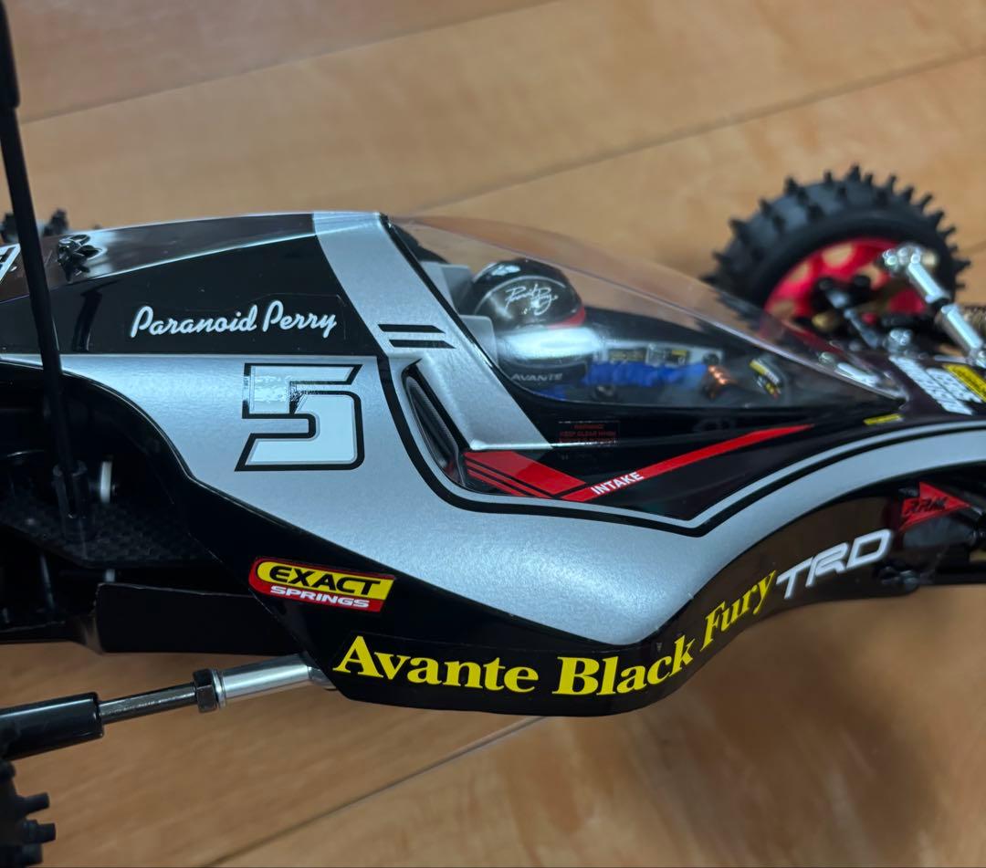 未走行品、タミヤ 1/10 電動RC アバンテ2011 ブラックスペシャル