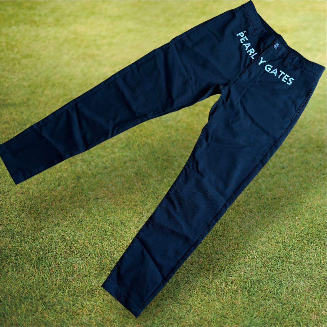 未使用級　パーリーゲイツ　パンツ　黒　4 M〜L相当　ブラックシリーズ　美品