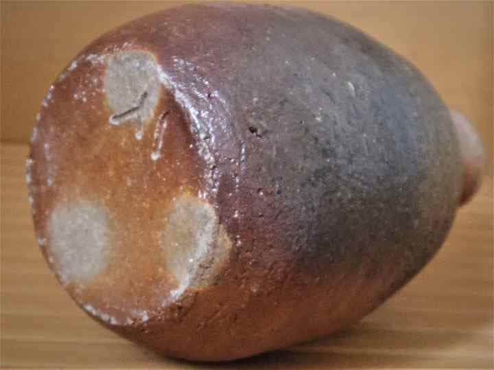 未使用★大桐大《師：原田拾六》★【窯変】備前徳利