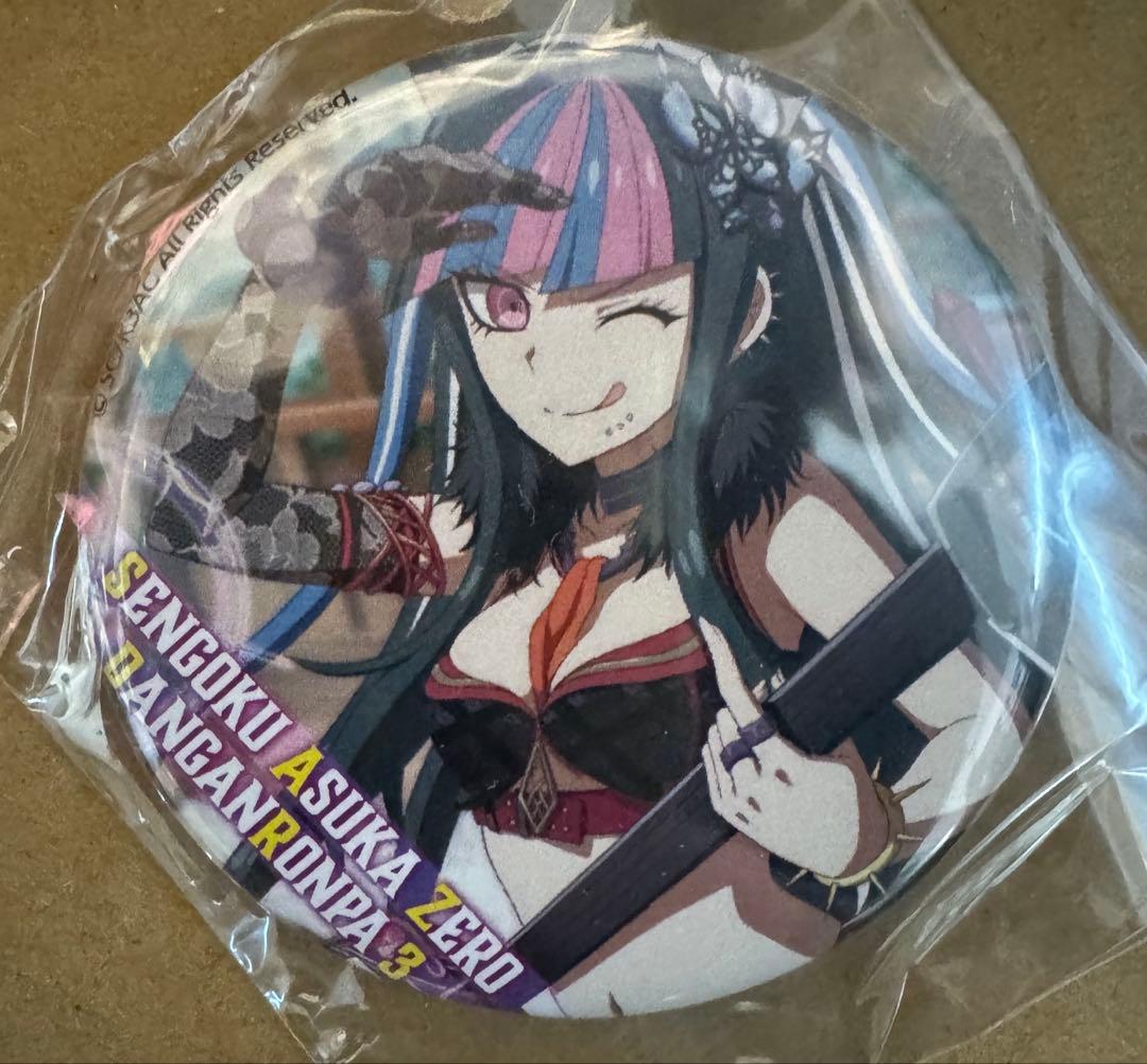 ダンガンロンパ ×戦国アスカZERO 澪田唯吹 コラボ缶バッジ