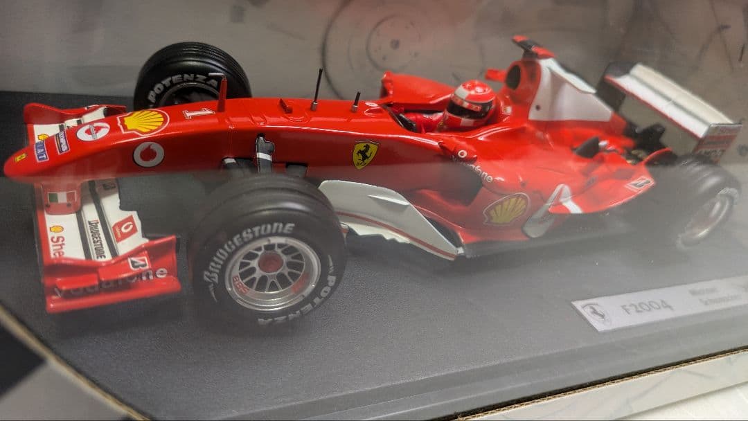 限定 HW 1/18 Ferrari F2004 #1シューマッハ 300Pcs