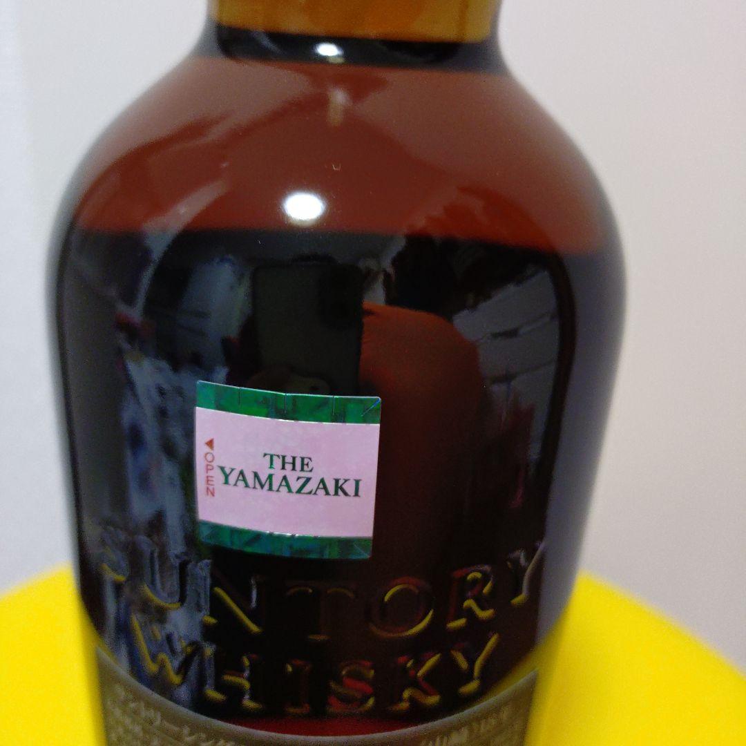 ★山崎 18年 サントリーシングルモルトウイスキー　化粧箱入り　ホロシール2枚