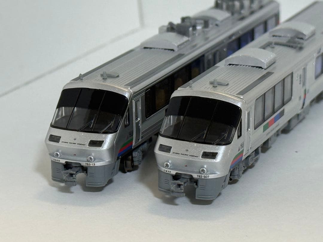 783系 特急にちりん CM33編成 ハイパーサルーン色 スカート拡大 4両