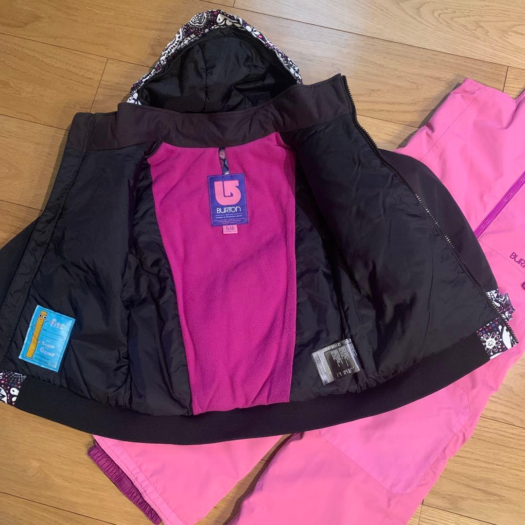 美品☆バートンキッズ スノボウェア 5/6T 110〜120 子供 スキーウェア