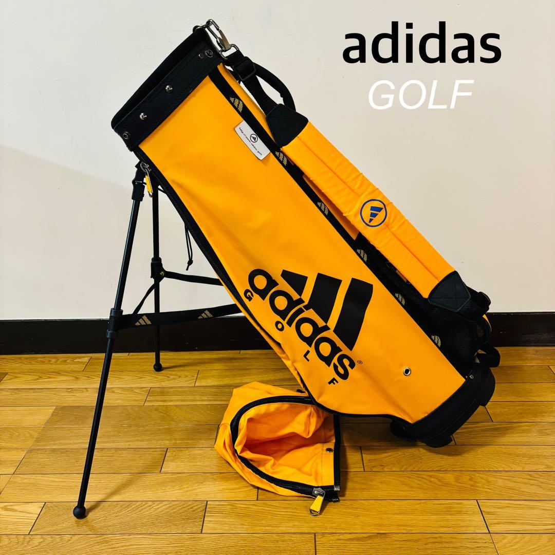 【希少品】adidas アディダス　キャディバッグ スタンド式　3分割　送料込み