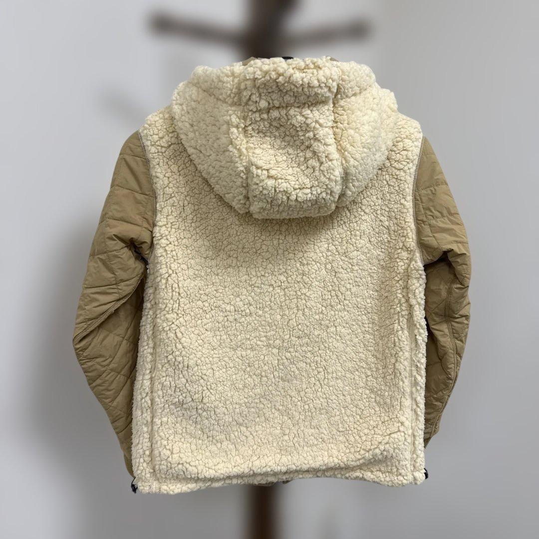 ブリーフィング　ボアキルトリバーシブルパーカー