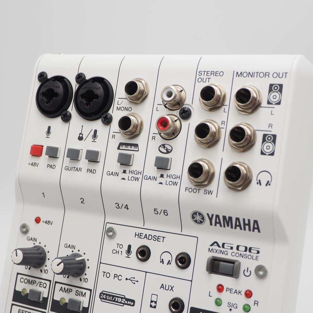 YAMAHA AG06 ミキサー オーディオインターフェース 動作確認済み