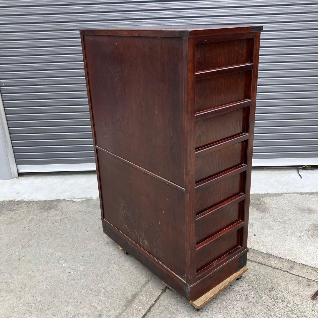 昭和レトロ 古家具 欅 仙台箪笥 7段8杯 引き出し箪笥 古家具 ビンテージ