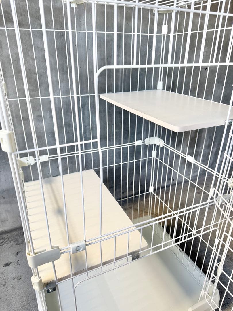 アイリスオーヤマ キャットケージ PMCC-115H 大型 キャスター付き