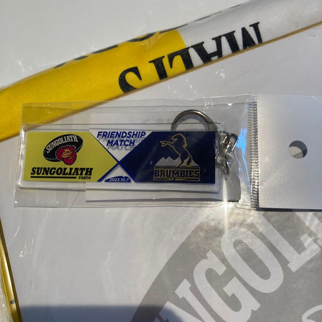 ★東京サントリーサンゴリアス★フレンドシップ限定グッズ&代表選手サイン入り色紙！