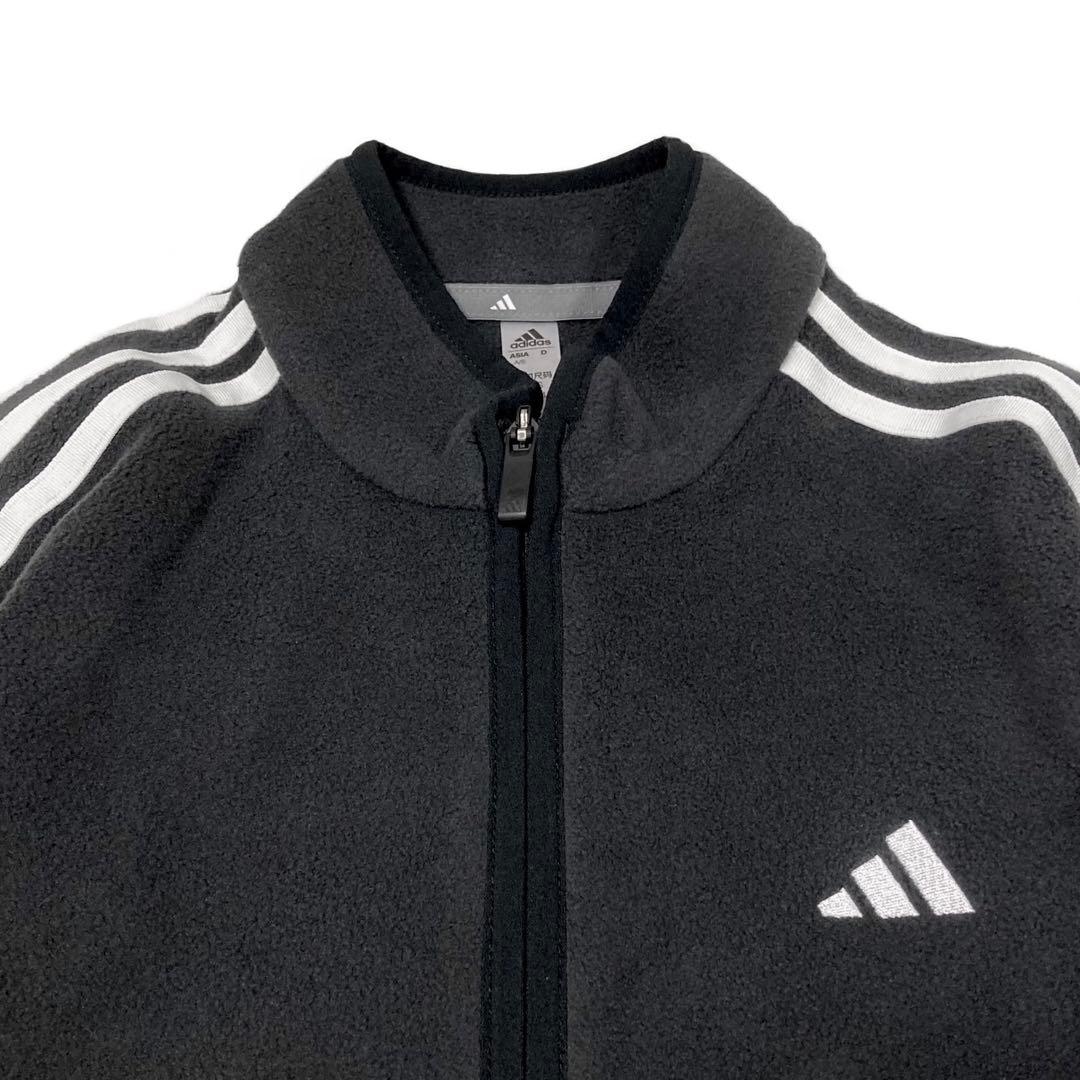 adidas　ゴルフウェア　セットアップ　ミニスカート　ライン　フリース　M