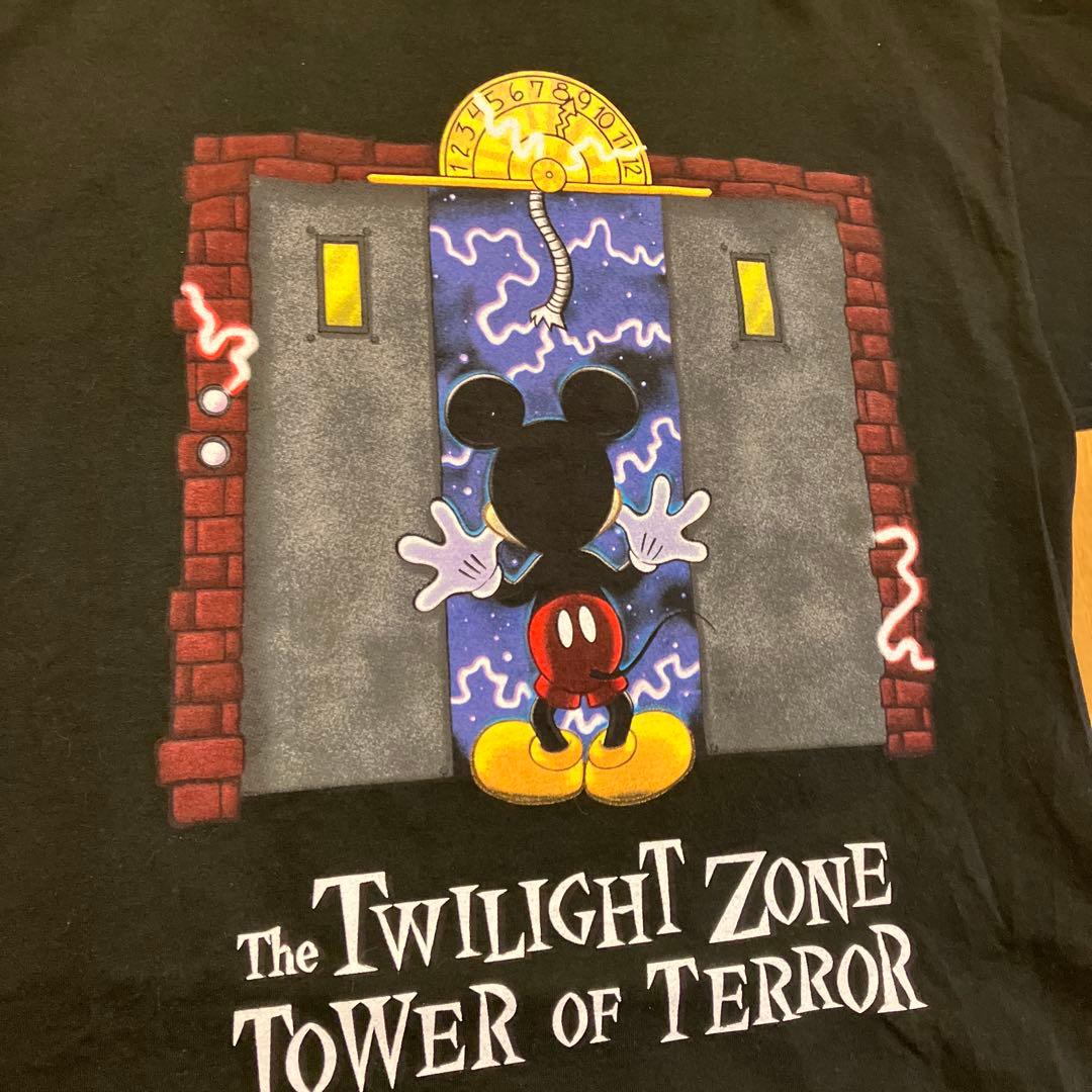 90年代ヴィンテージ Tシャツ Disney トワイライトゾーンタワーオブテラー