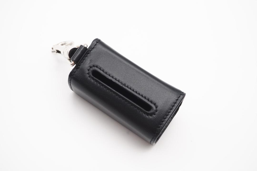 CELINE ポーチ カーフスキンドッグバッグ ホルダー スタッズ付き ブラック