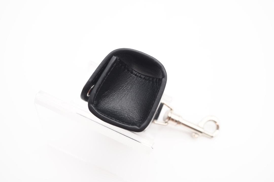 CELINE ポーチ カーフスキンドッグバッグ ホルダー スタッズ付き ブラック