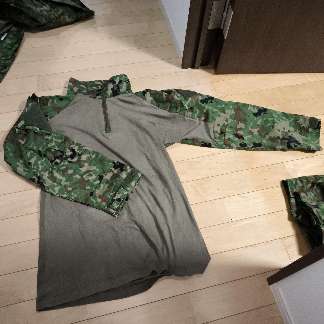 PX品　陸上迷彩戦闘服3型　上下　コンシャツ　グローブセット　厚手生地